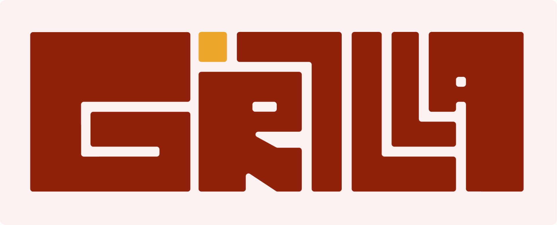 G'RILLA Word Mark - Inverse Colour