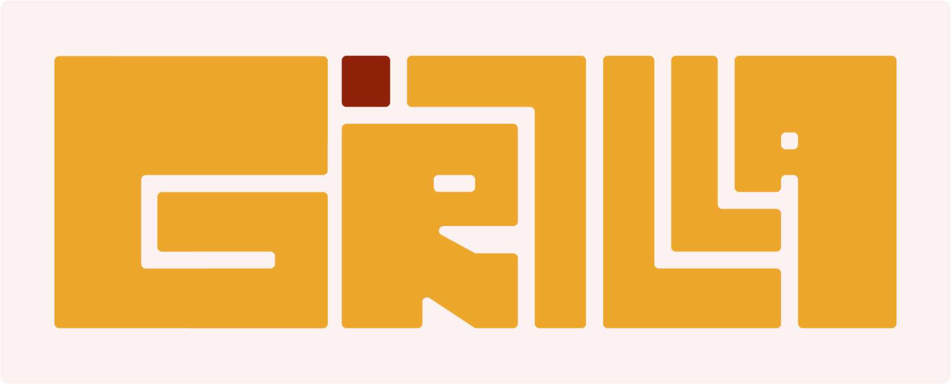 G&#39;RILLA Word Mark - Inverse Colour - ALT